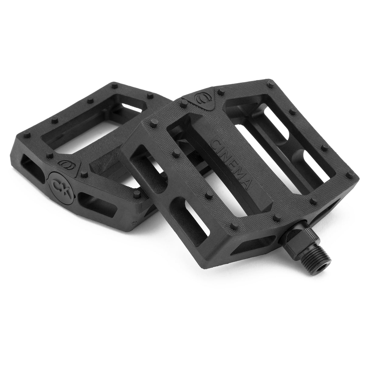 schmale pedale CK Pedals – Cinema BMX Farbe:Schwarz Glossy Xotic XW-1 Wah Effect allowing riders to clip Open UP 2